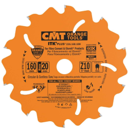 CMT : Lame Diamant 160 mm pour Fibrociment - al : 20 mm