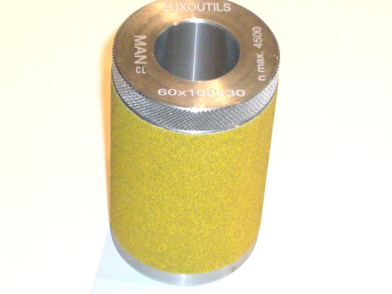 Cylindre de poncage 60 mm ht 100 mm / bandes hauteur 80 mm
