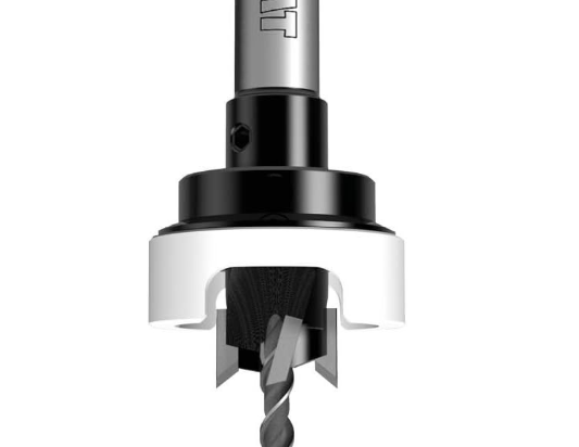 CMT : Mèche hélicoidale 5 mm avec fraisoir D=15 / 90°