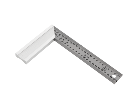 Equerre de menuisier 250 mm à talon