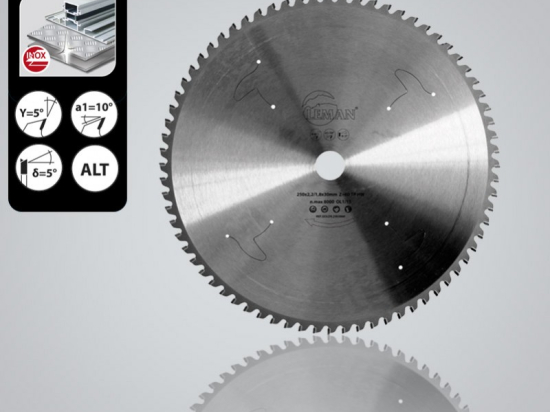 Leman : Lame carbure Dry cutter 160 mm - coupe INOX