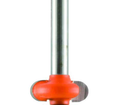CMT : Fraise carbure Demi rond rayon 3,2 mm - guidage - queue 6,35 mm