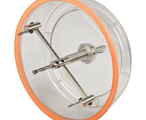 Mèche trépan extensible 40 à 200mm à capot