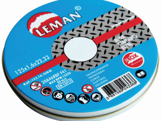 Leman : 25 disques tronconnage inox 125 x 22 x 1,6 mm