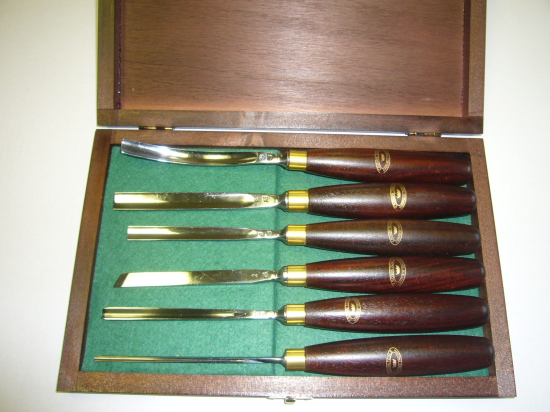 Crown : Set de 6 ciseaux de sculpteur 250 mm