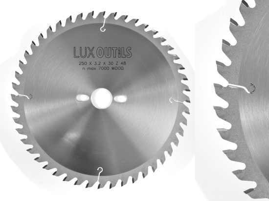 Lame circulaire carbure 250 mm Z = 48  intermediaire