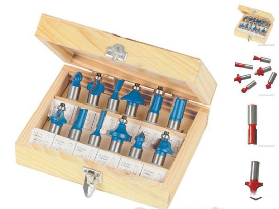 Coffret 12 fraises carbure - queue 12,7 mm