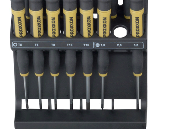Proxxon : Jeu de 15 tournevis micro-driver