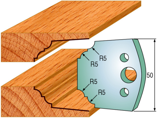 580 : Jeu de fers double plate bande  ( 50 x 4 mm )