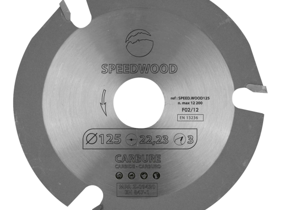 Disque à sculpter D=125mm