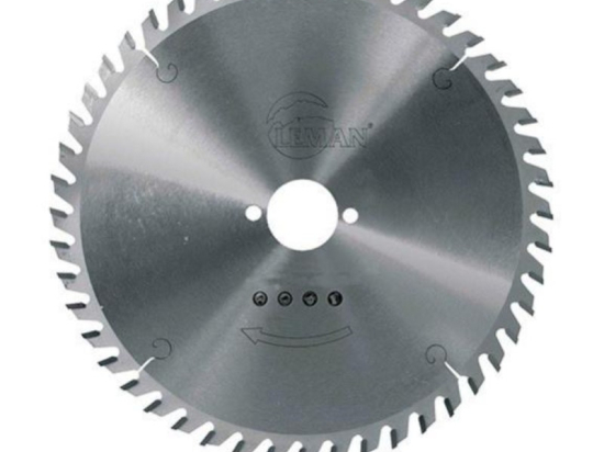 Leman : Lame carbure 305 Z=80 négative - coupe alu
