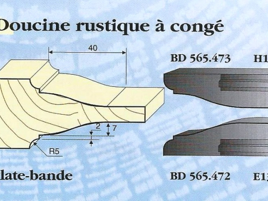 Le Ravageur : Plate bande doucine rustique DUS 565473