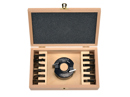 Coffret P.O. à profiler 78x40 al: 30mm + 13 jeux de fers