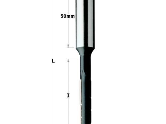 CMT : Mèche à mortaiser d=12mm gauche - Queue 16 mm