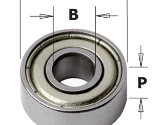 CMT : Roulement de guidage 16 x 5 mm