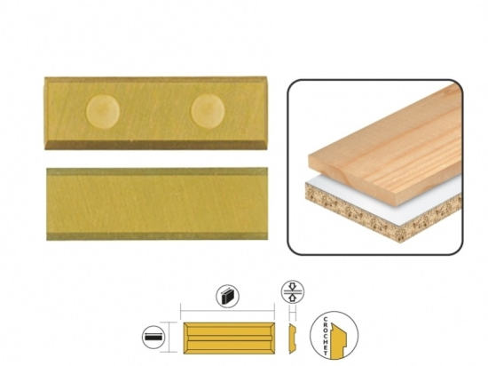 Plaquette carbure versofix titane 20*10*1,5 mm