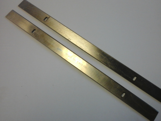 Scheppach : jeu de 2 fers acier 210 x 16,5 mm - HMS 850