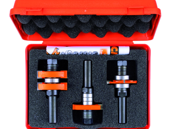 CMT : Jeu de fraises reglables tenons - rainure Q = 12 mm