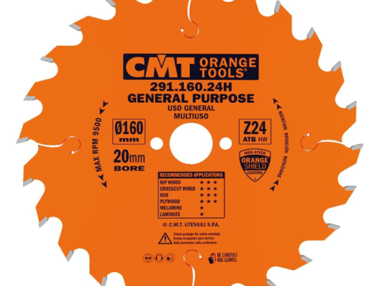 CMT : Lame circulaire carbure 160 z=24 al: 20mm