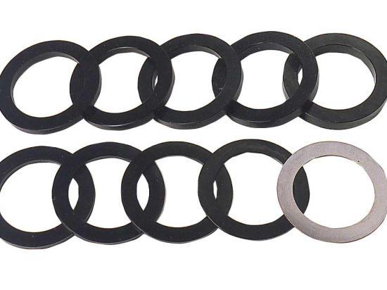 Jeu de 10 bagues de remplissage  57 mm al: 30