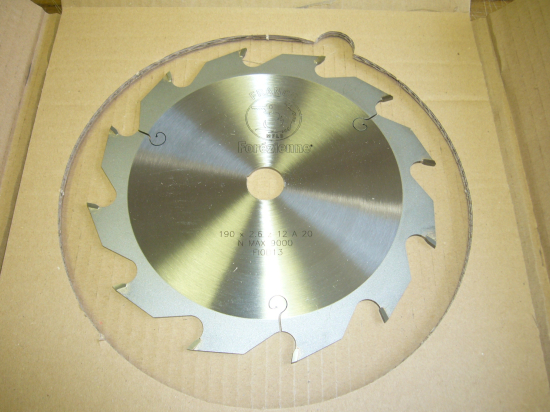 La forezienne : Lame carbure 190 Z=12 al: 20 mm