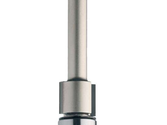 CMT : Fraise diamant à affleurer 12,7 mm x 12,7 mm - Queue 6,35 mm