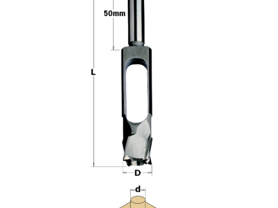 CMT : Mèche à bouchonner 10 mm