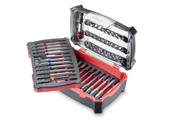 JET : Coffret embouts de vissage 53 pieces - emmanchement 1/4