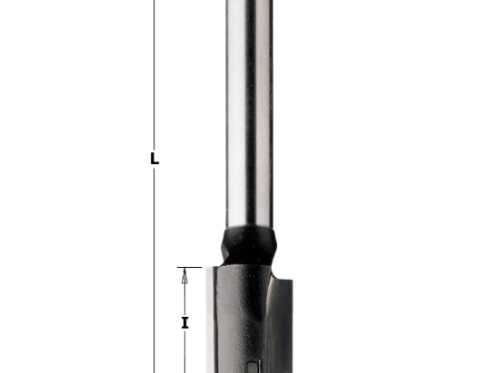 CMT : Fraise carbure droite 8 mm industrielle hyper longue