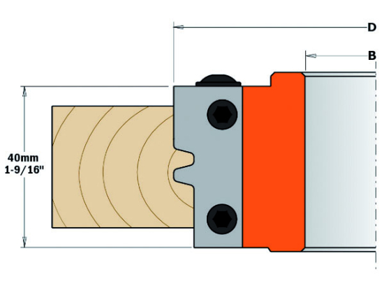 CMT : jeu de 2 plaquettes joints collés pour porte outils 694.009