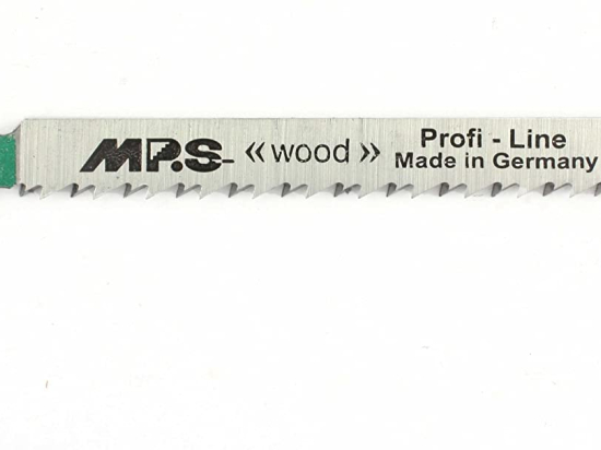 MPS : Blister 5 x Lame sauteuse 75 mm - bois dur / tendre