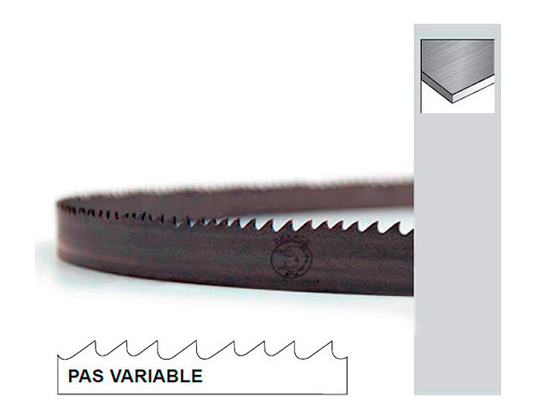Lame ruban métal 3025 x 27 x 0,9 x 3/4 TPI N pas variable - Bi-métal M42