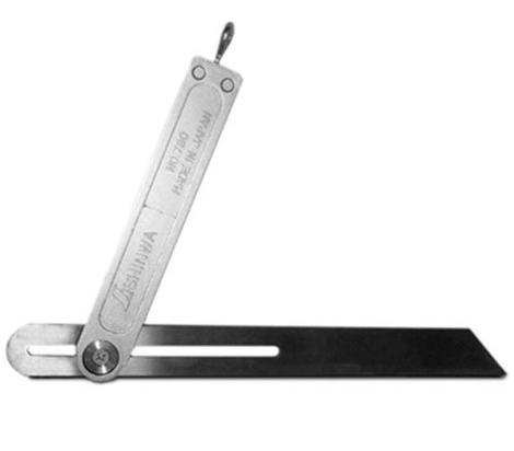 Shinwa: Fausse équerre aluminium 250 mm