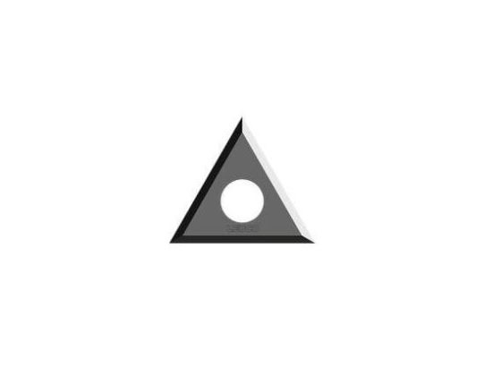 plaquette carbure triangulaire 22 x 19 x 2 mm