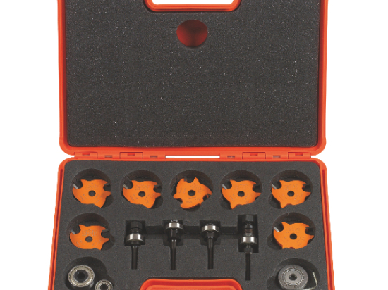 CMT : Coffret disques rainures + arbres série 822 / 823  Queue 12,7 mm