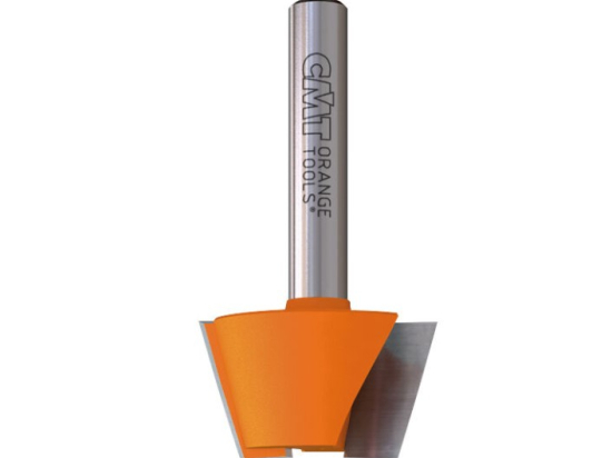 CMT : Fraise carbure chanfrein 15° - queue 6 mm