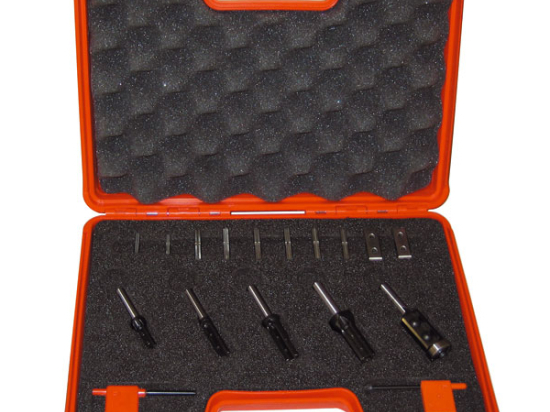 CMT : Coffret 5 fraises plaquettes à défoncer / affleurer- Queue 8 mm