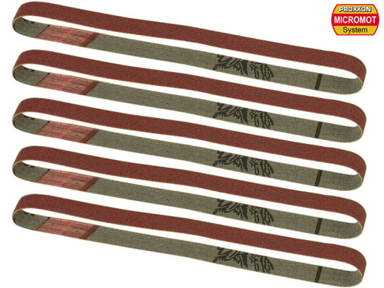Proxxon : 5 x  bandes grain 80 pour BS/E