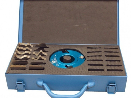 Leman - Coffret porte-outils à profiler 12 paires de fers ht 50 mm alesage 50 mm
