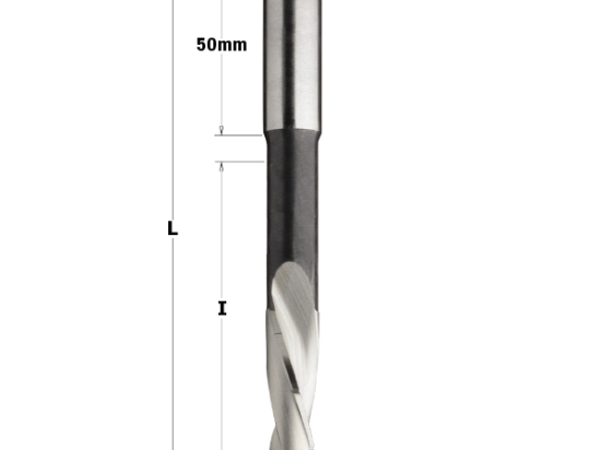 CMT : Mèche à mortaiser hélicoidale d=12mm droite - queue 13 mm