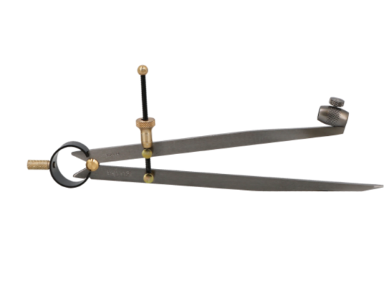 Compas a ressort porte crayon acier 200 mm
