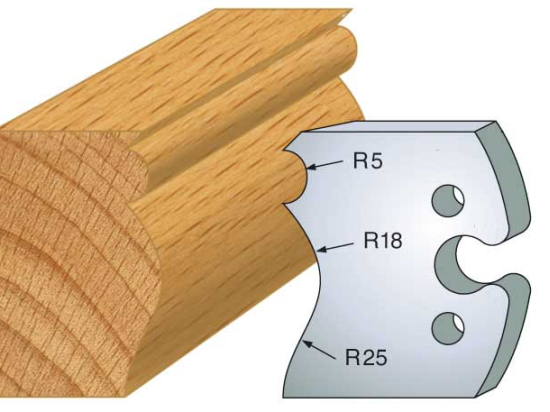 fers 50mm 222 grain d'orge et moulure
