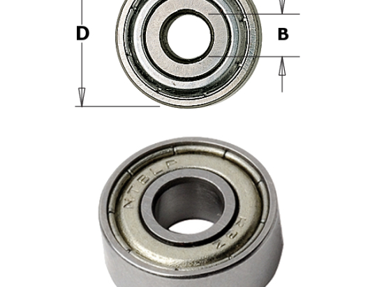 Roulement de guidage 13 x 6 CMT