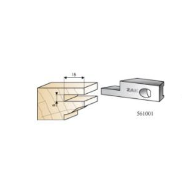 561051 : Jeu de 2 fers Multizak rainure 5 x 15 mm