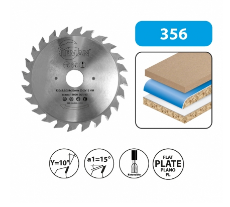 Leman : Lame inciseur extensible 120 / 20 mm