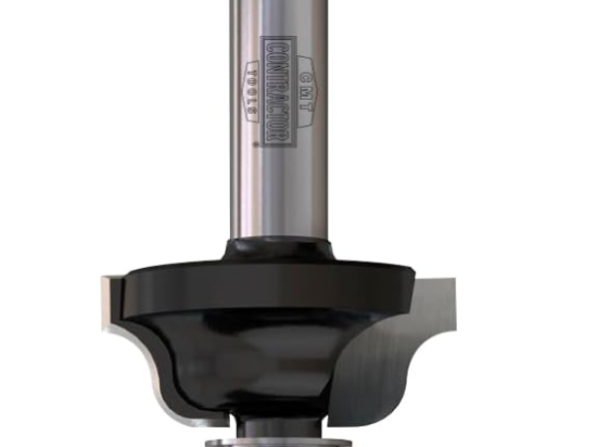 CMT Contractor : fraise carbure doucine 4 mm - guidage