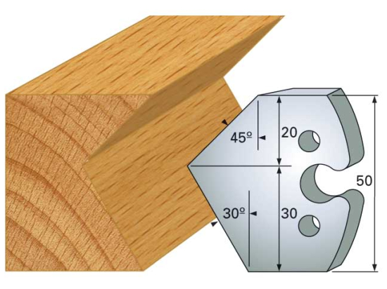 fers 50mm 272 chanfrein 30 et 45°