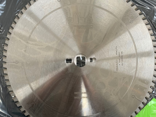ELBE : Lame carbure 350 mm 80 dents Dry Cutter coupe metaux al : 30 mm
