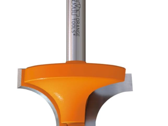 CMT : Fraise carbure 1/4 de rond - carré 12,7 mm guidage