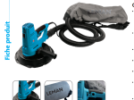 Leman : Ponceuse murale 225 mm